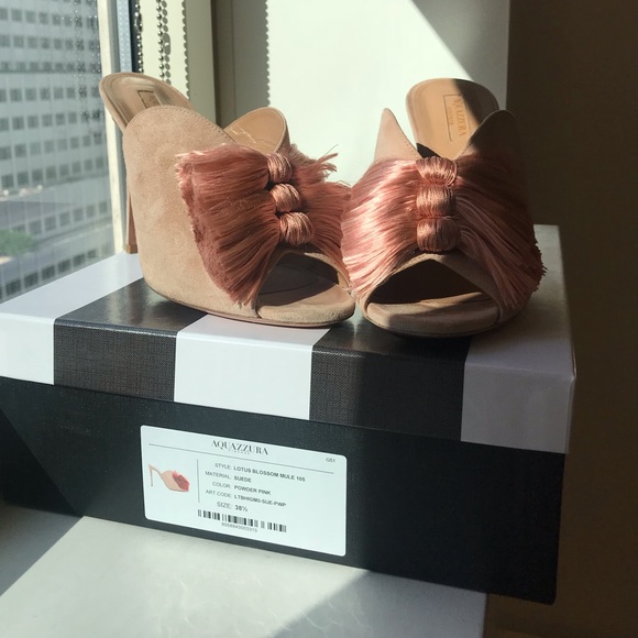 aquazzura lotus blossom sandal